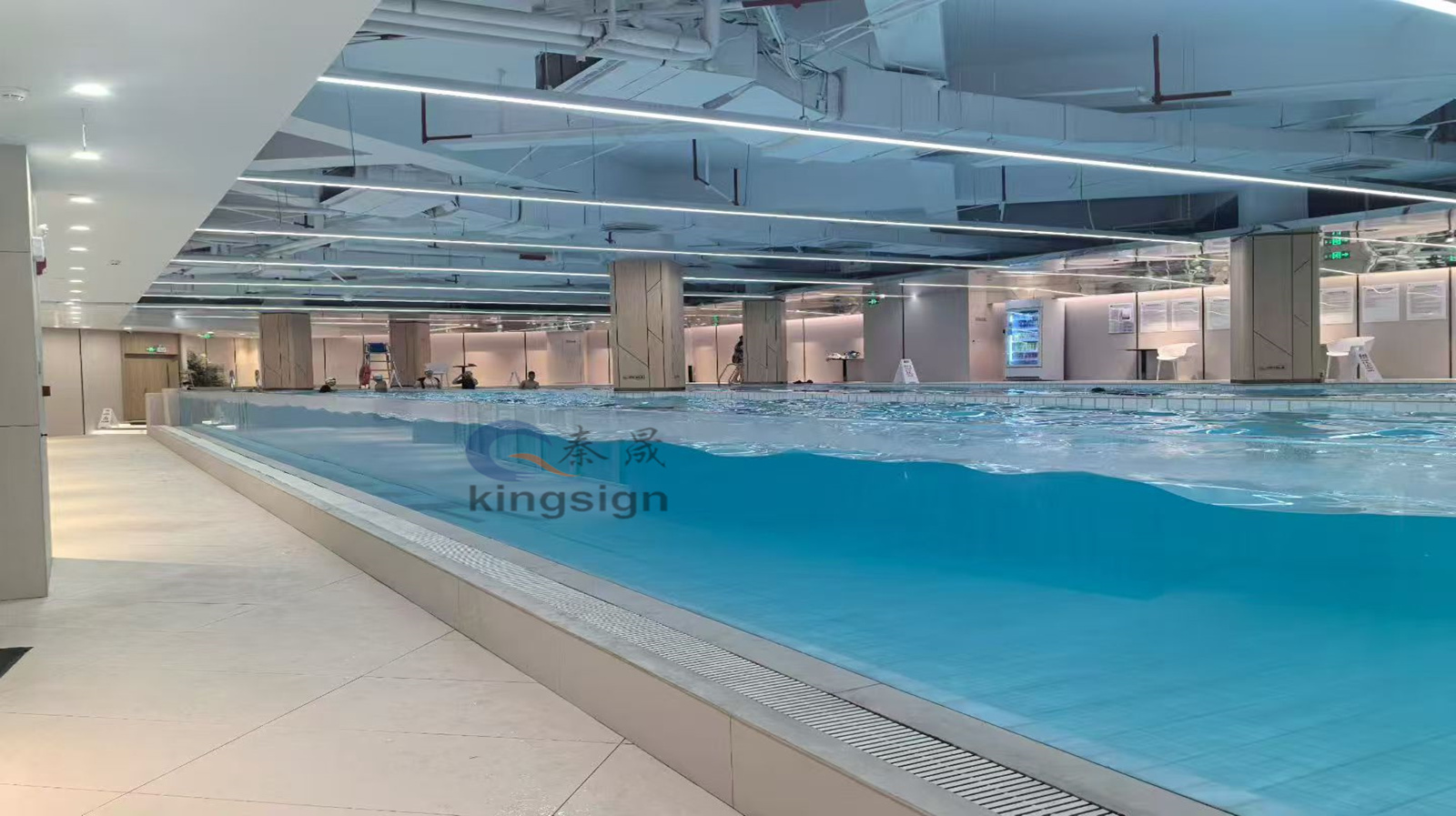 Kingsign 30M အရှည် 120mm အထူထူ acrylic စာရွက်ရေကန်ပြတင်းပေါက်
